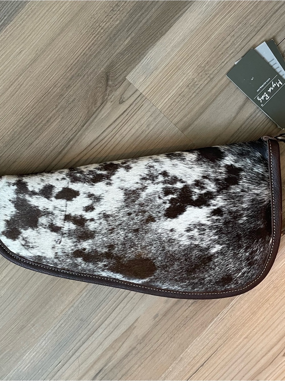 Myra Bag 15” Cowhide Clutch Day & Night 15” Gun Cover NWT
